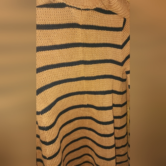 Genuine Volcom Women’s Cardigan Sweater Left Loosey Wrap Love A Lefty Stripe - Picture 12 of 13